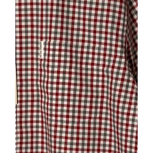 Ben Sherman Mens Long Sleeve Shirt Size XL Red Plaid Button Up Collar NWT - Picture 4 of 12